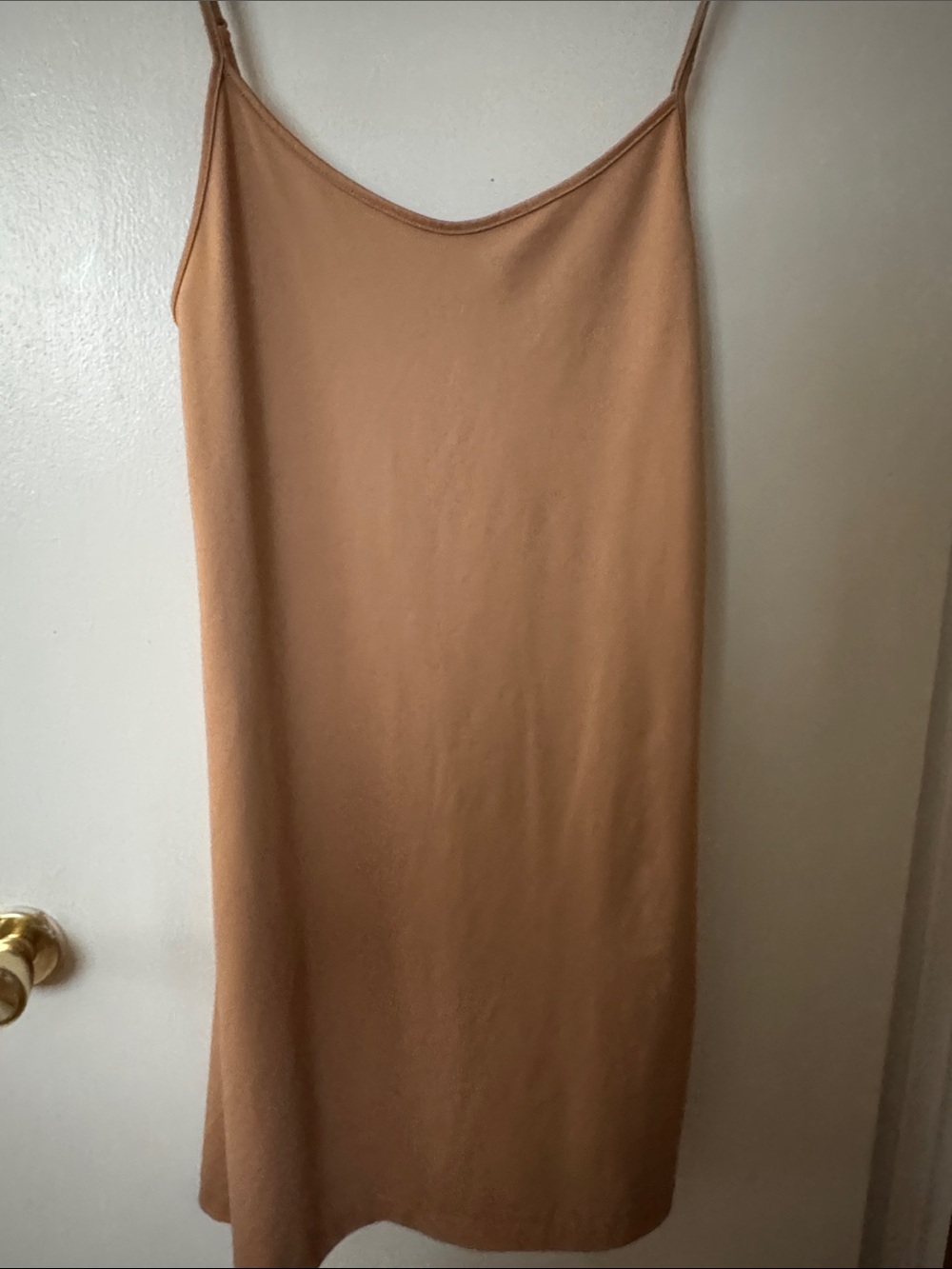 Banana Republic Camel Slip Maxi Dress